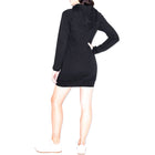 Flex Fleece Hoodie Dress Rear View