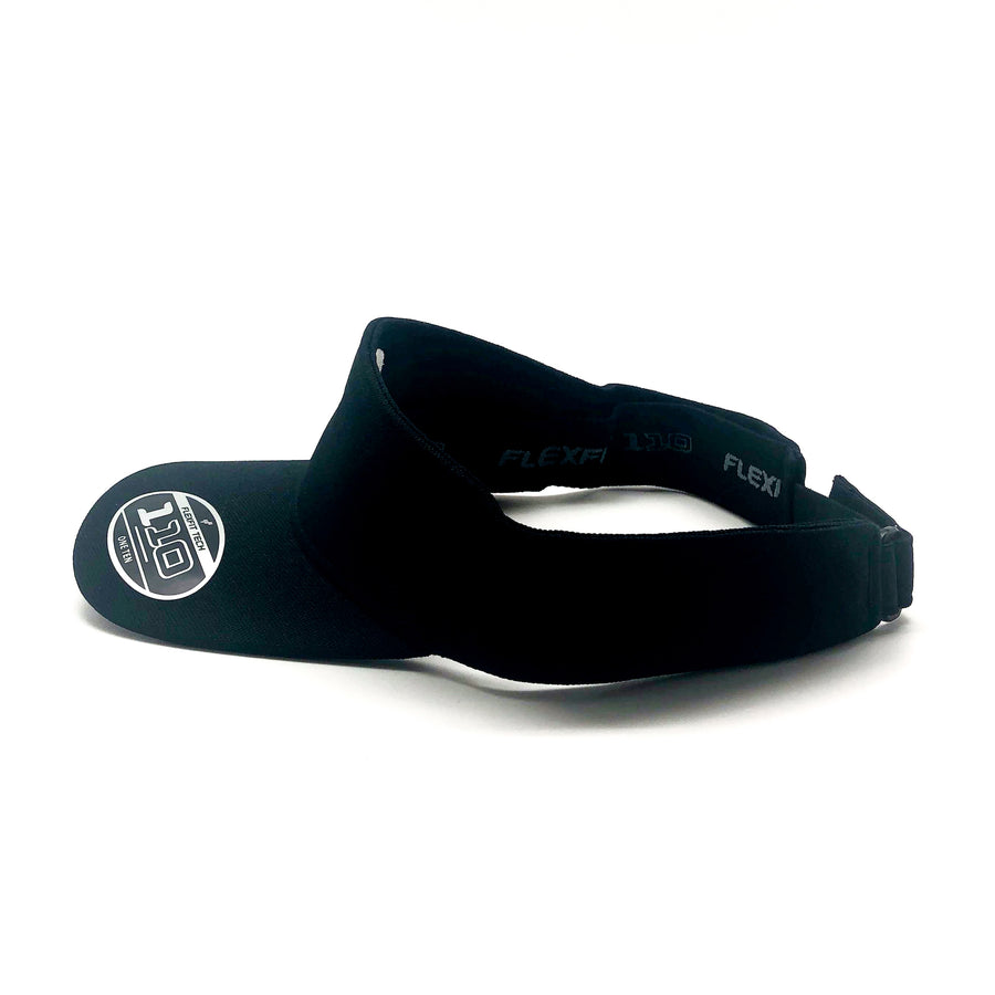 Flexfit Black Cool and Dry Visor Side View
