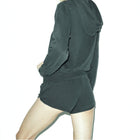 Women's French Terry Running Short Rear View