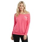 Ladies' Flowy Long Sleeve Off Shoulder Tee