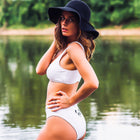 Dulce Tank Top with High Waisted Bottom Model Pose