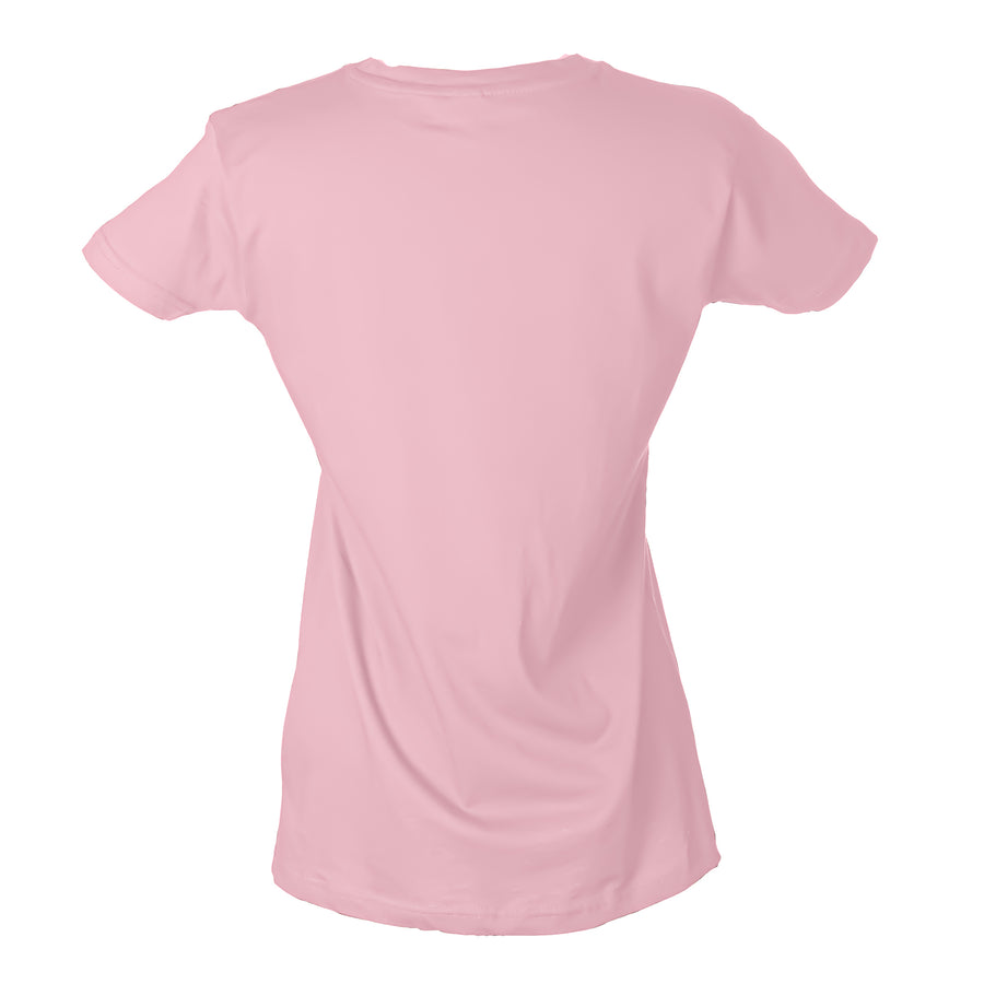 Ladies' Fine Jersey Tee Shirt Rear View