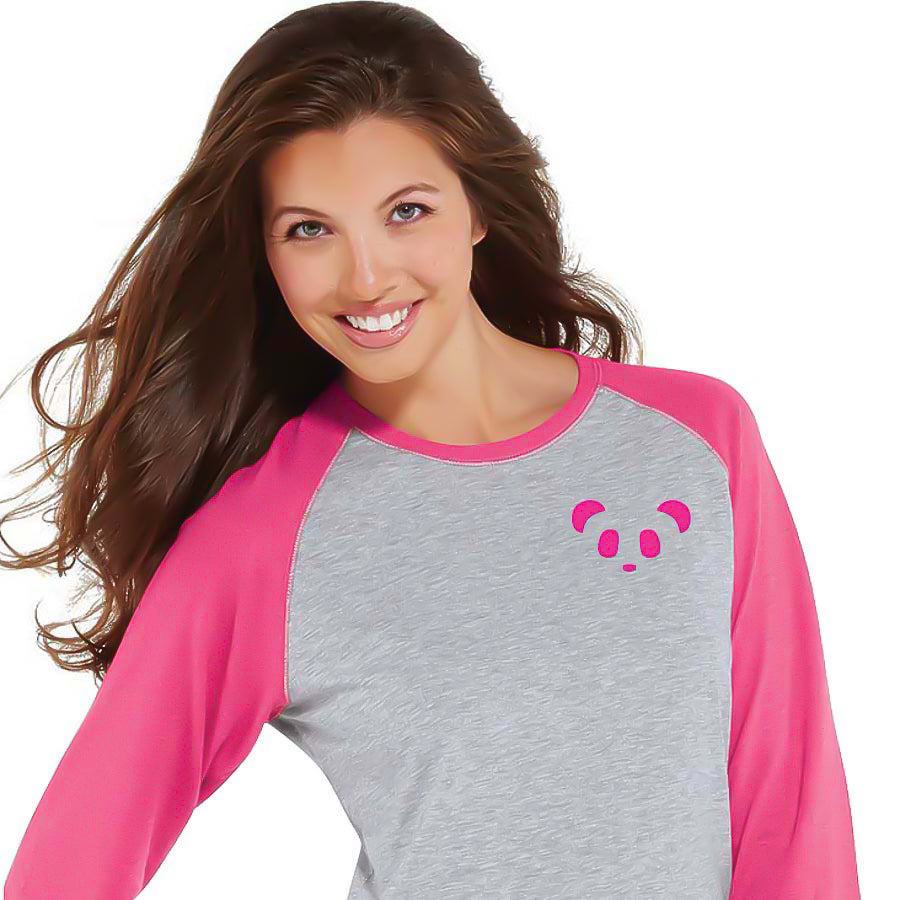 Ladies' Vintage Fine 3/4 Sleeve Baseball Tee