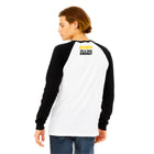 Men's Long Sleeve Jersey Baseball Tee Rear View