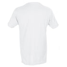 Unisex Fine Jersey White Tee Rear View